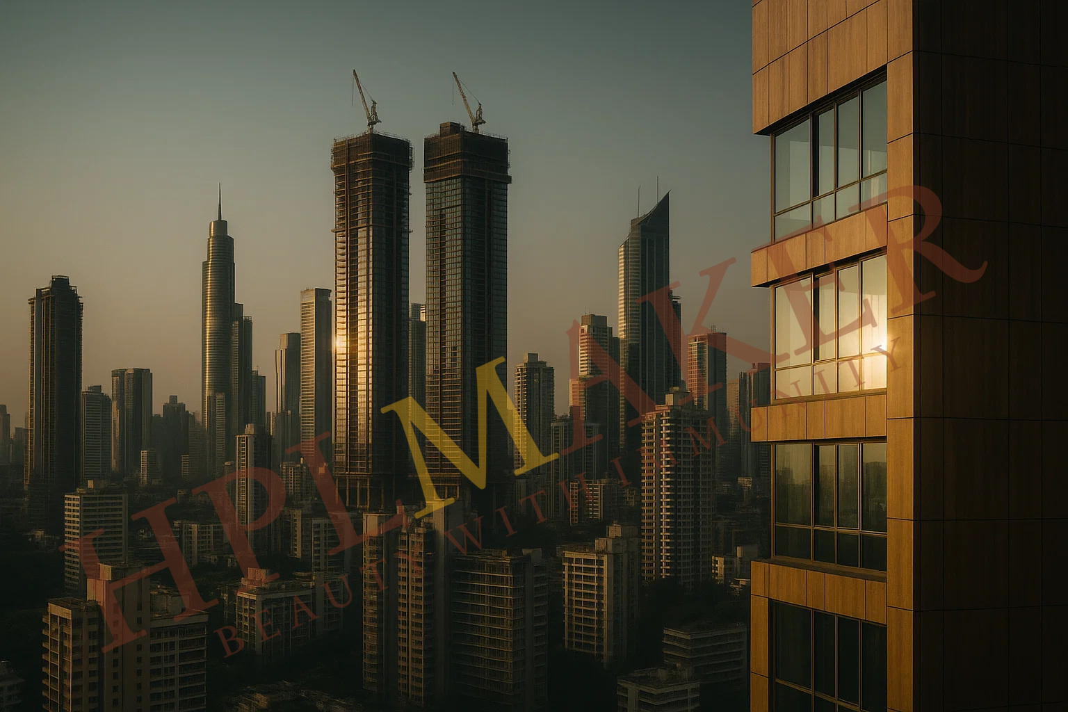 Best HPL sheet in world – Mumbai skyline with HPLMaker sheets