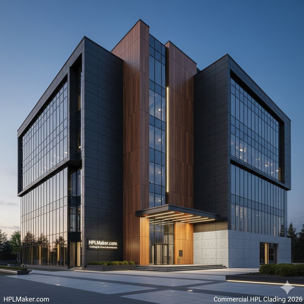 Commercial HPL cladding 2026