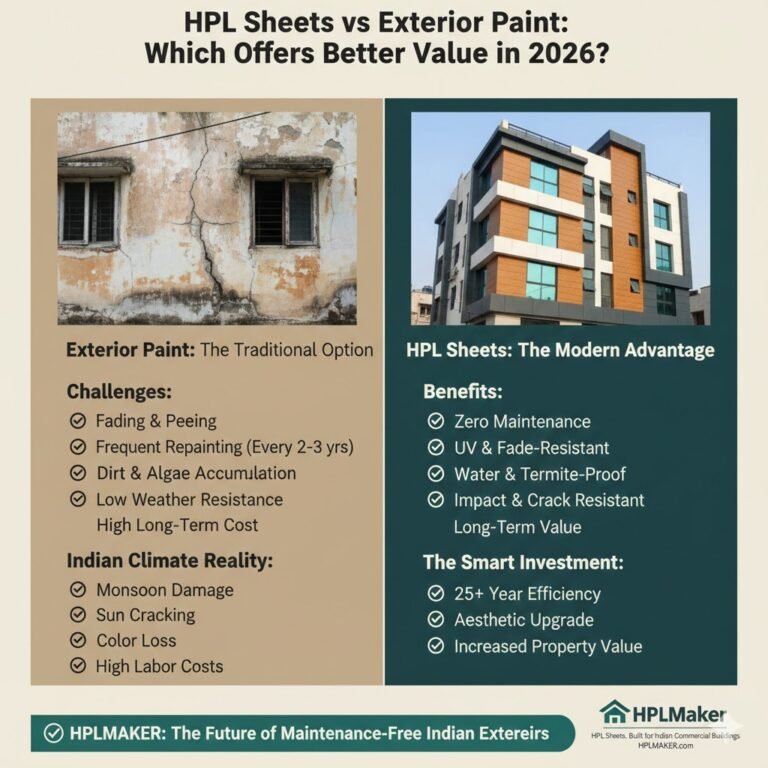 HPL Sheets vs Exterior Paint: Which Offers Better Value in 2026 ...