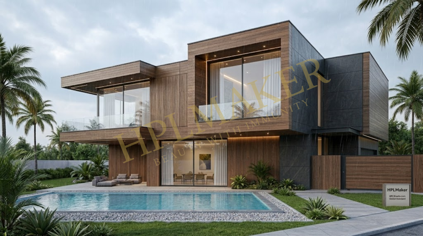 UV resistant facade sheets