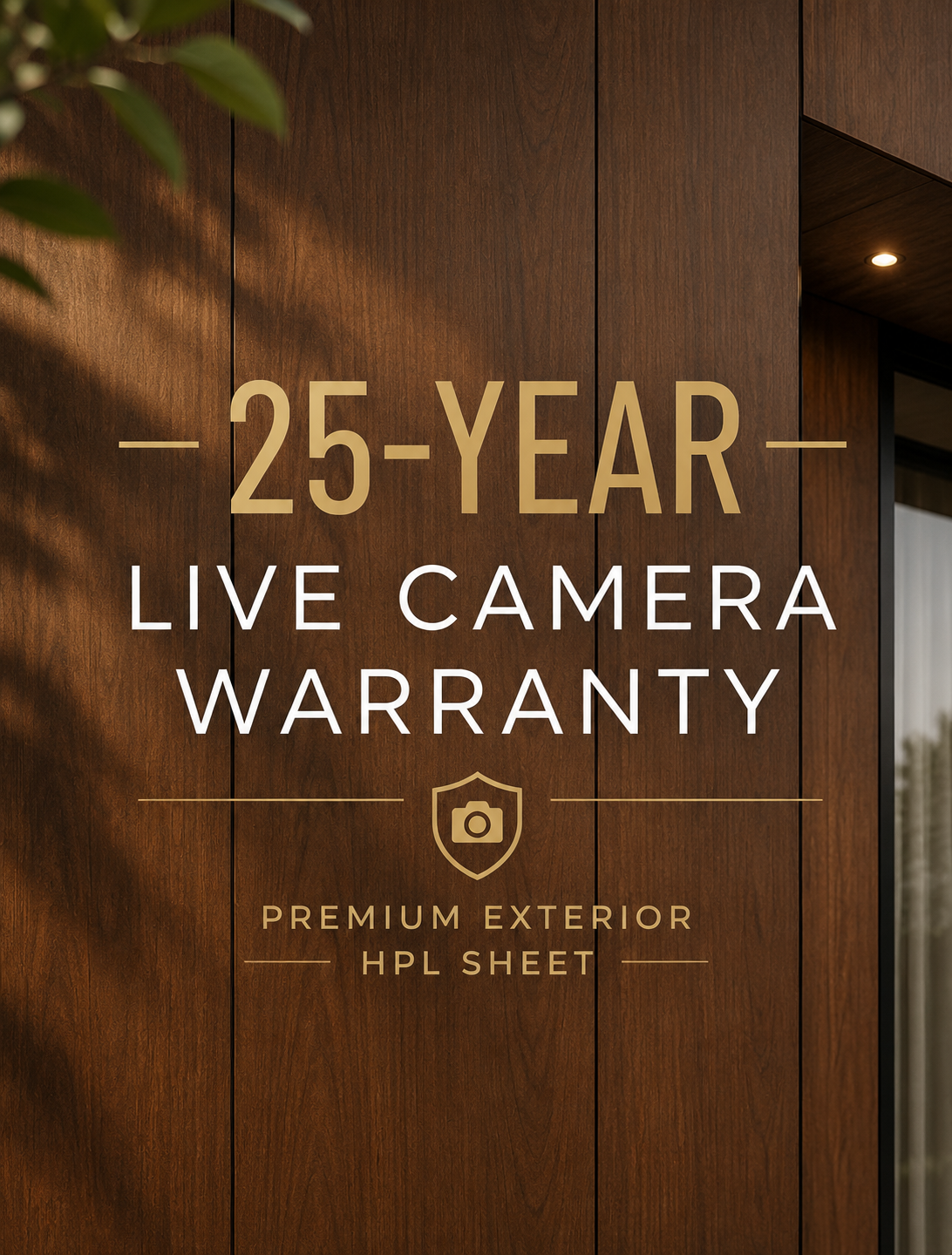25-Year Live Camera Warranty on Premium Exterior HPL Sheets | HPLMAKER
