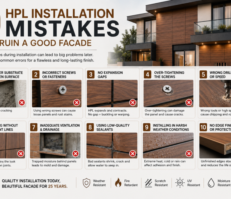 HPL Sheet Installation Guide: Step-by-Step for Exterior Walls