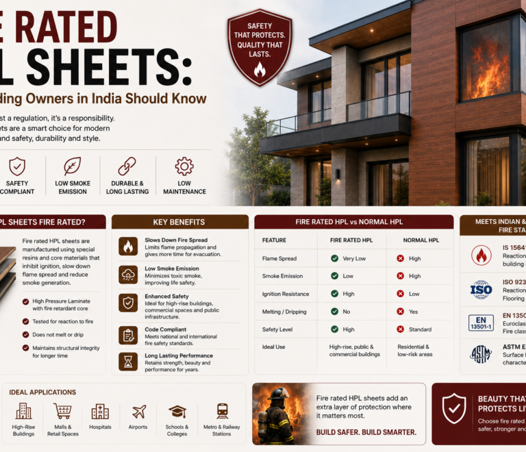 Fire Rated HPL Sheets: What Building Owners in India Should Know