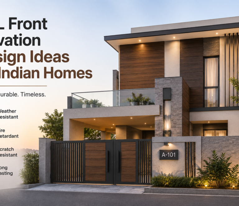 HPL Front Elevation Design Ideas for Indian Homes